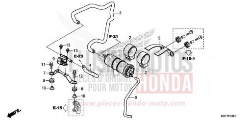 CUVETTE CBR1000S1J de 2018